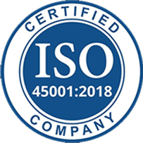 Certified ISO 45001:2018 Company